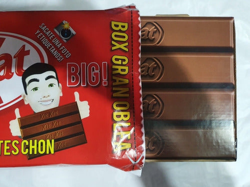 Pack Box Kit Kat Big Con 25 Unidades + De 1 Kg Chocochon 1