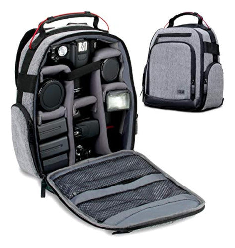 USA GEAR Portable Backpack for DSLR Camera 0