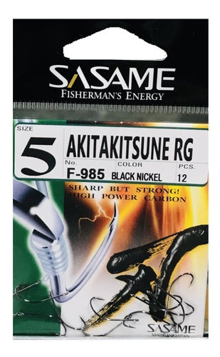 Sasame Akita Kitsune RG F-985 Hook N° 5 Made In Japan 0