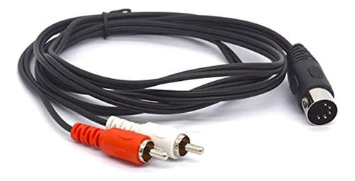 Cable Midi De 5 Pines A Rca, Conector Macho Din De 5 Pines A 3