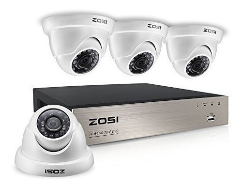 Zosi 8ch Hd Tvi 1080n Video Cctv Dvr Security System W 0