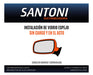 Santoni Mirror Glass with Base for Toyota Etios Electric Control C 4