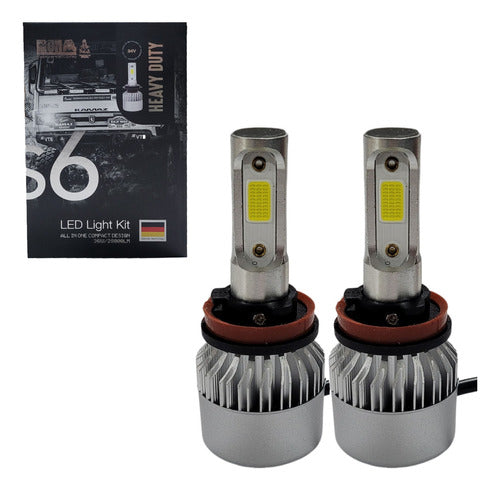 Luxled Kit 2 Lámparas Led 12v Y 24v Camion Micro - S6 Heavy Duty H7 7