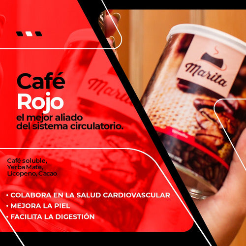 Café Marita Rojo X 2 Latas De 100gr. Mejora Tu Piel, Saludable 1