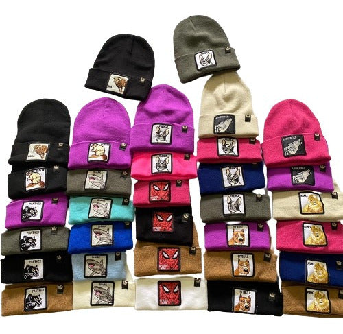 Wholesale Wool Hats Assorted Appliques 0