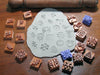 Cortantes Mandy Set of 10 Assorted Stamps for Ceramics, Clay, and Pastry 4