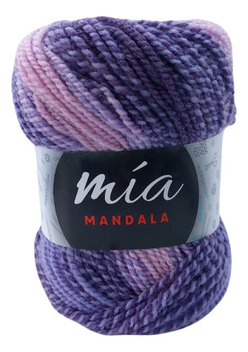 MIA Mandala Variegated Yarn - 5 Skeins of 100g Each 28