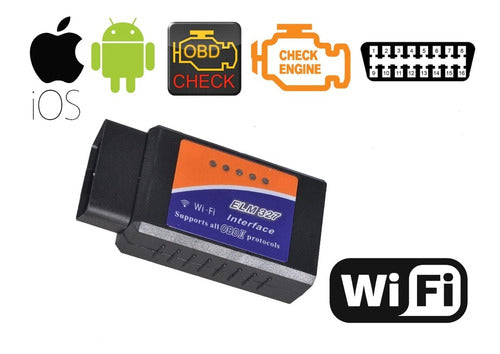 Escaner Multimarca Elm327 Wifi Android / iPhone / Windows Pc 1