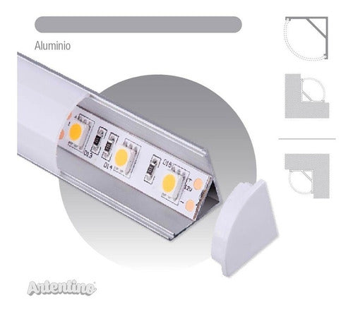 Artentino LED Light 100 Cm Aluminum Kitchen Cabinet Dimmer Touch Ready 3