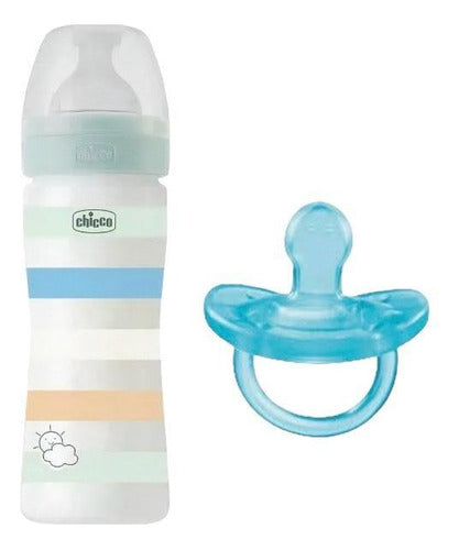 Chicco Set Recien Nacido Avent Mamadera De 250ml +1 Chupete 0