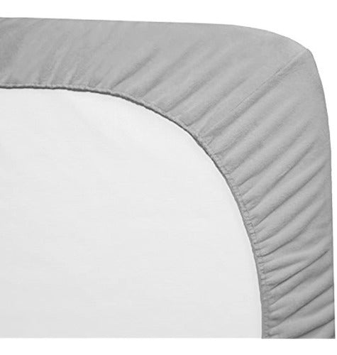 TL Care - Soft Chenille Heavenly Adjustable Crib Sheet 2