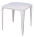 Alquiler Mesa Cuadrada De Pvc Blanca 72x72x72cm G P 0