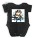 Baby Bodysuit Piloting Bear Airplane Design M1 1