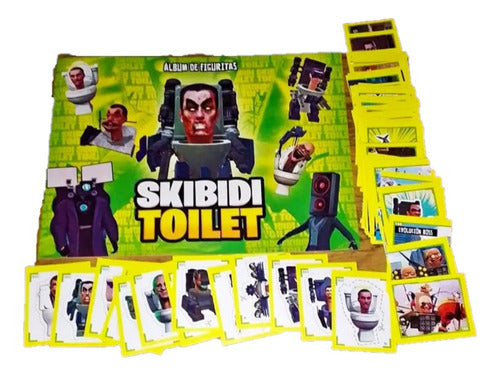 Generic Skibidi Toilet Complete Sticker Album to Stick 0