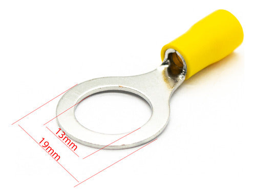 Elumiled 3 Pre-Isolated Yellow Eye Terminals C7 13mm 2.6-6.5mm2 1