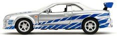 Coche Nissan Skyline Gt-r En Plata/azul, 12,7 Cm De Largo 3