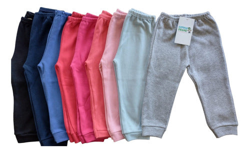 LittleFRANK Pack of 6 Premium Cotton Interlock Baby Pants 7