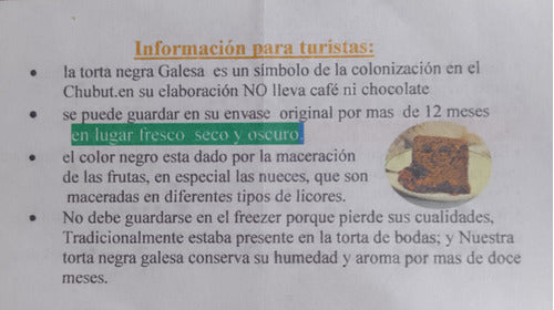 Diana Torta Galesa De 500grs. Elaborada En Trelew, Multipremiada 3