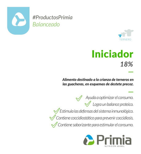 Primia Balanced Feed for Calves 18% 1