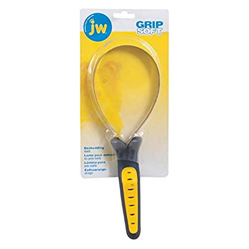 JW Pet Company Gripsoft Shedding Blade Brush for Dogs, Regular 0