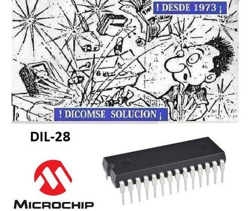 Microchips PIC16C57C-04/P Integrated Dil 28 0