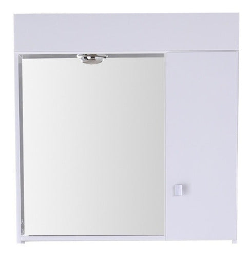 Baños y cocina JC, Vanity Mirror Cabinet 60cm Lacquered + Spot Light + Door 0