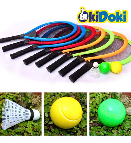 Okidoki Tennis Rackets with Ball 1