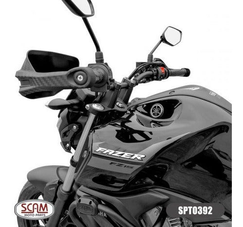 Protetor De Mão  Manete Scam Nova Yamaha Fz15 2023 Em Diante 5