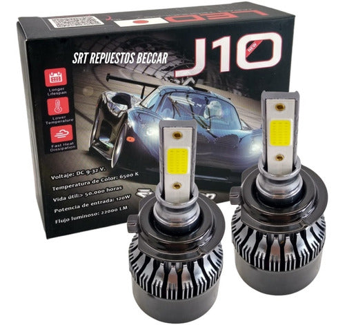 CREE LED High and Low Beam Lights Kit + LED Position Lights for VW Suran 2