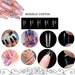 Paris Night Tips Nails Paris Night X500 Soft Gel, Press On Coffin Bolsa 3