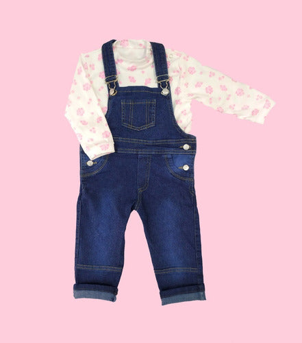 Jean Overalls for Baby 1-3 Years Unisex Stretchy, by Nildé.baby 4
