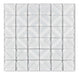 Misiones Deco Slebet Bianco Glass Mosaic Wall Covering 0