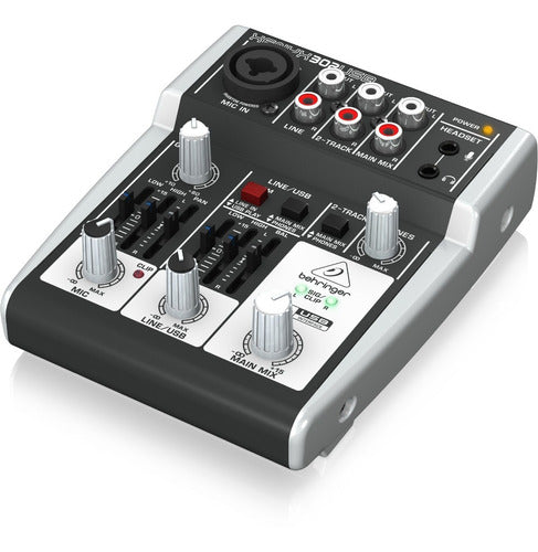 Consola Audio 5ch 302usb Behringer Xenyx 1