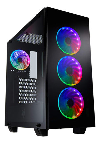 Torre Pc Gamer I7 3.6ghz 16gb 500gb + 240gb Ssd + Rx550 4gb 7