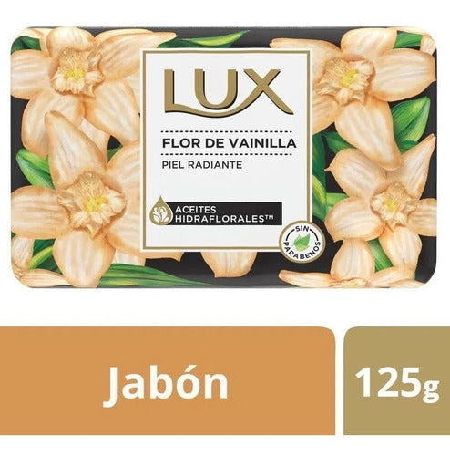 Pack X 12u Jabon Piel Radiante Flor De Vainilla Lux X 125g 1