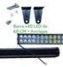 40 LED 120W 60cm Quad Truck Tractor Bar with Mount 12/24v 1
