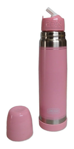 Lumilagro Set Matero 2 - Pink Thermos + Mate + B350 + Cans 4