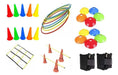 Tourmalhyn Coordination Kit with 43 Units: Rings, Cones, Quadrilateral & Ankle Weights 0