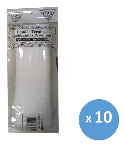 Pipol 10 Pack of Thermal Bands for Highlights - 36 Units Each 1