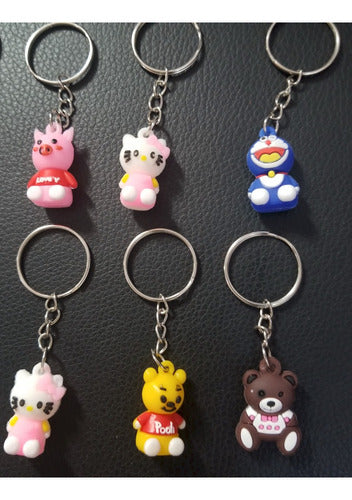 SD 10 Silicone Mini Doll Keychains - Assorted Designs 6