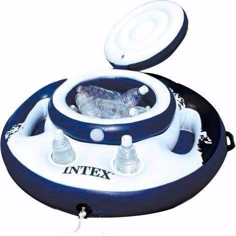 Bar Cooler Inflável Flutuante Intex P/ Piscina 24 Latas Boia 0