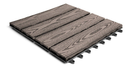 Interlocking WPC Deck Tiles for Outdoor - Better Than PVC per m2 1