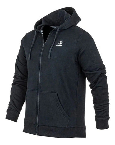 Topper Campera Algodón Frisado Hombre 0