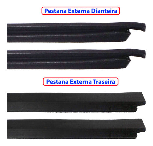 Kit Pestana Externa Interna 4 Portas Fiat Palio 2005 A 2011 1