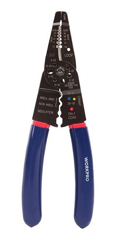 Workpro Multifunction Reinforced 8-Inch Wire Stripper 0