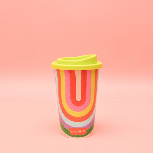 Reusable Design Thermal Plastic Coffee Cup 380cc 2