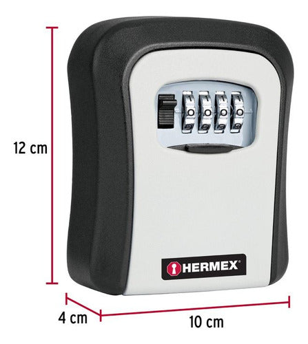 Hermex Wall Key Storage Box with Combination CALLA-12C 1