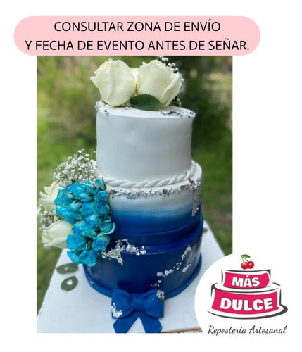 Tortas Decoradas Con Flores, Semi Desnudas/Forrada Zona Sur 0