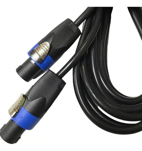 Master Show Cable Bafle Potencia Speakon Speakon 5 Mts Profesional 0