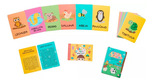 Animales Del Mundo. Cartas Didacticas Educativas Actividades 0